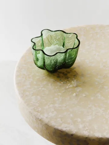 Crackle candle holder 5,8 cm - Dark green - Kosta Boda