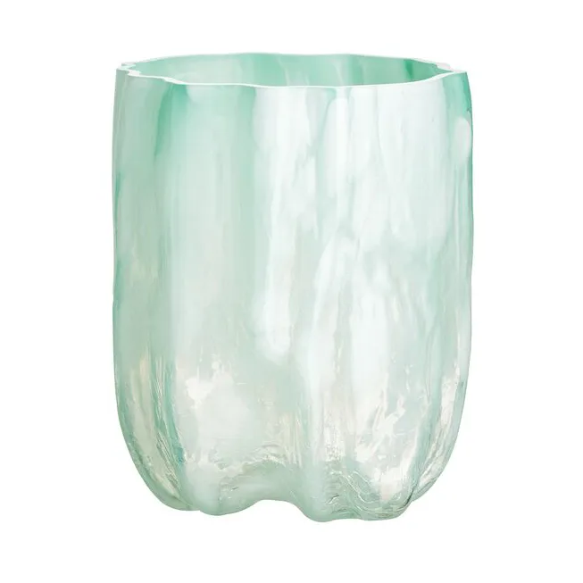 Crackle vase 27 cm, Jade Green Kosta Boda