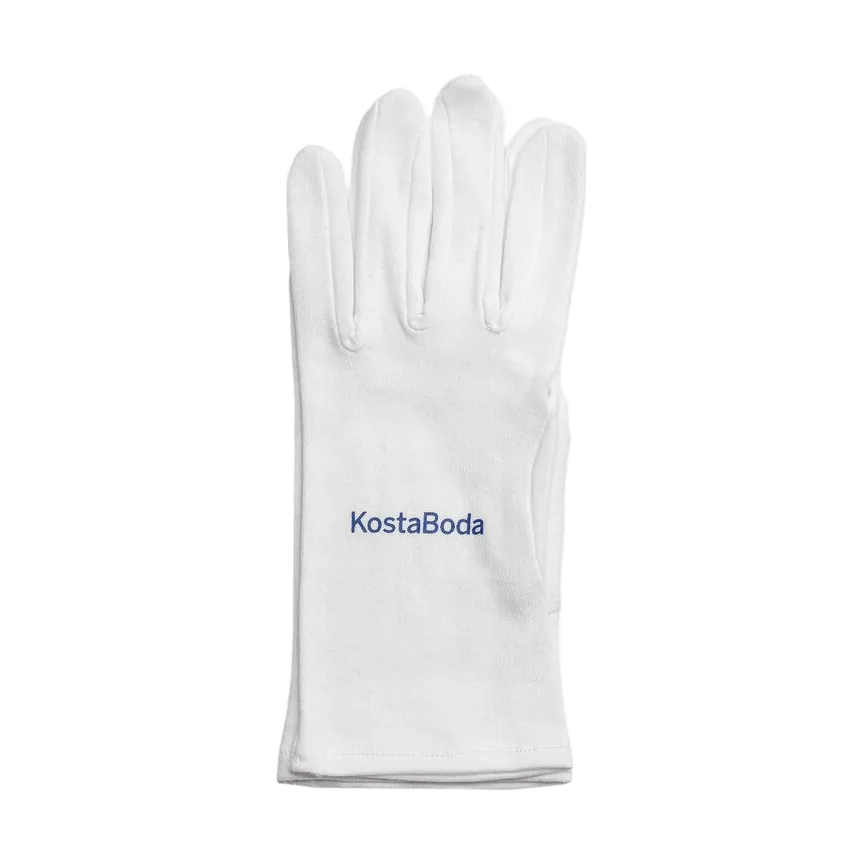 Kosta Boda glass care glove, White, large Kosta Boda