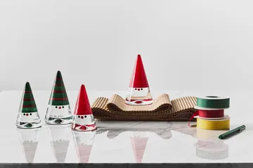 Noel gnome - Green, 15 cm - Kosta Boda