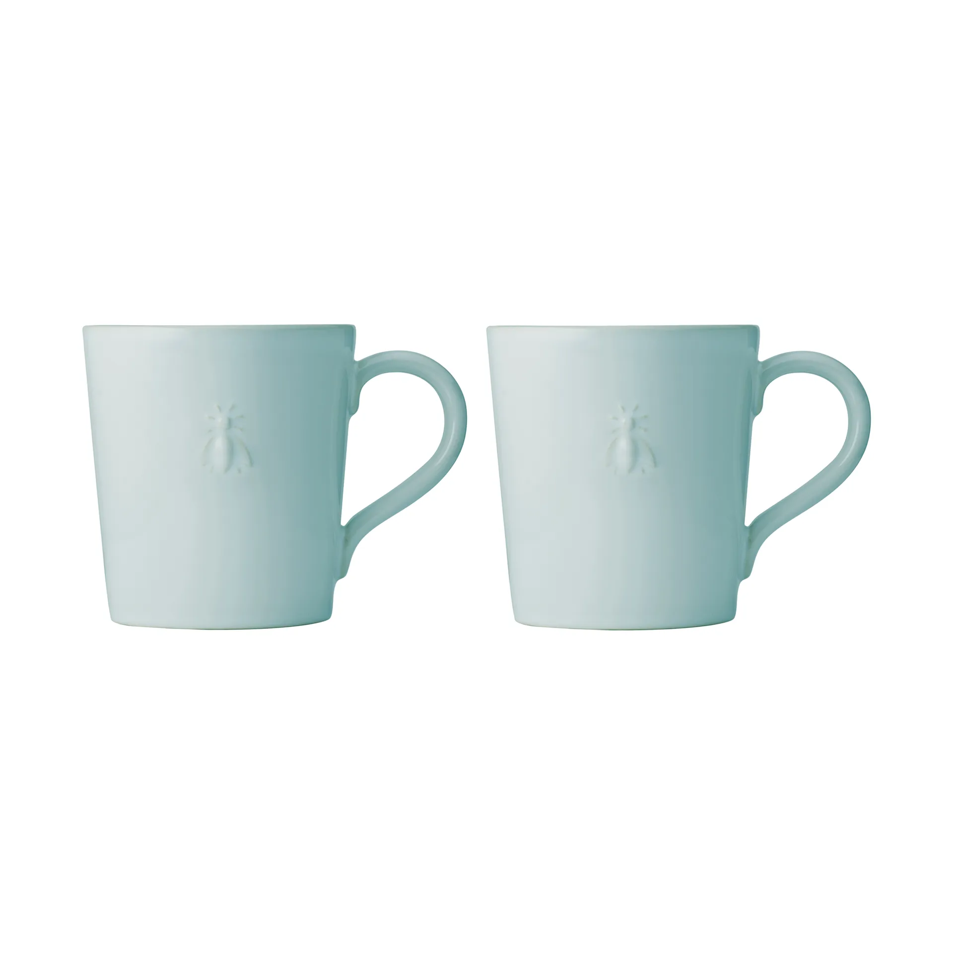 Abeille ceramic mug 2-pack, Blue La Rochère