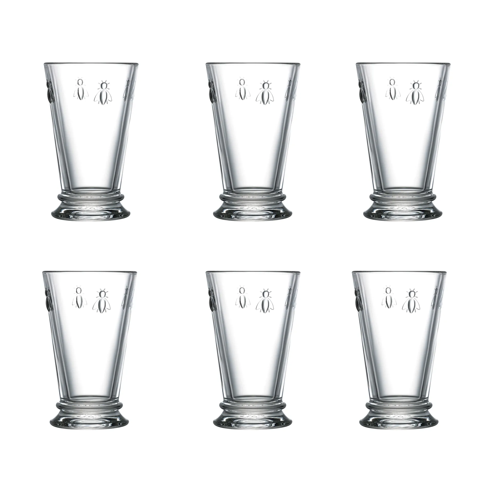 Abeille longdrink glass 31 cl 6-pack, Clear La Rochère