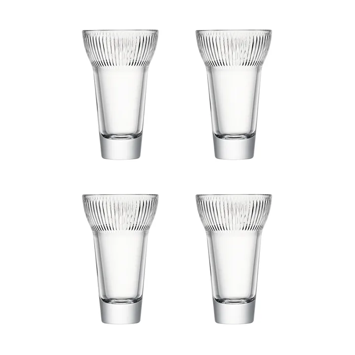 Calanque drinking glasses 4-pack - Transparent - La Rochère