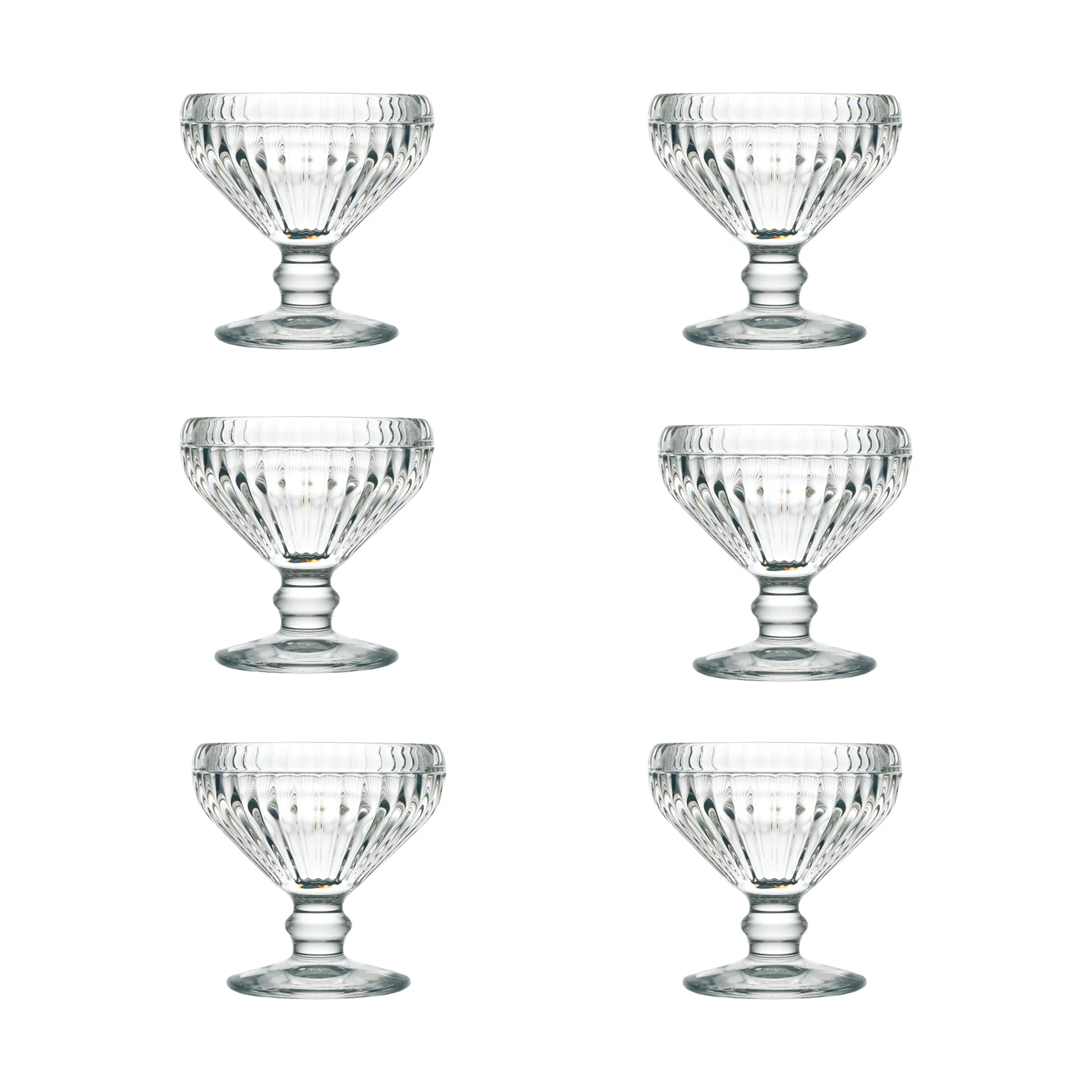 Canarie dessert bowl 13 cl 6-pack, Clear La Rochère