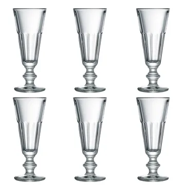 Perigord champagne glass 16 cl 6-pack - Transparent - La Rochère