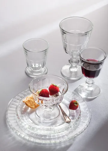 Perigord small stemmed glass 22 cl 6-pack - Transparent - La Rochère