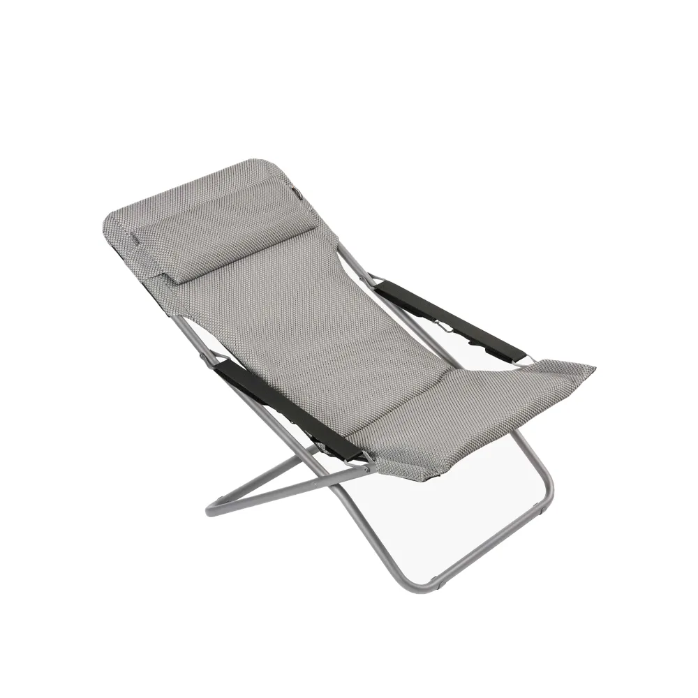 Transabed BeComfort sun lounger, Becomfort silver Lafuma