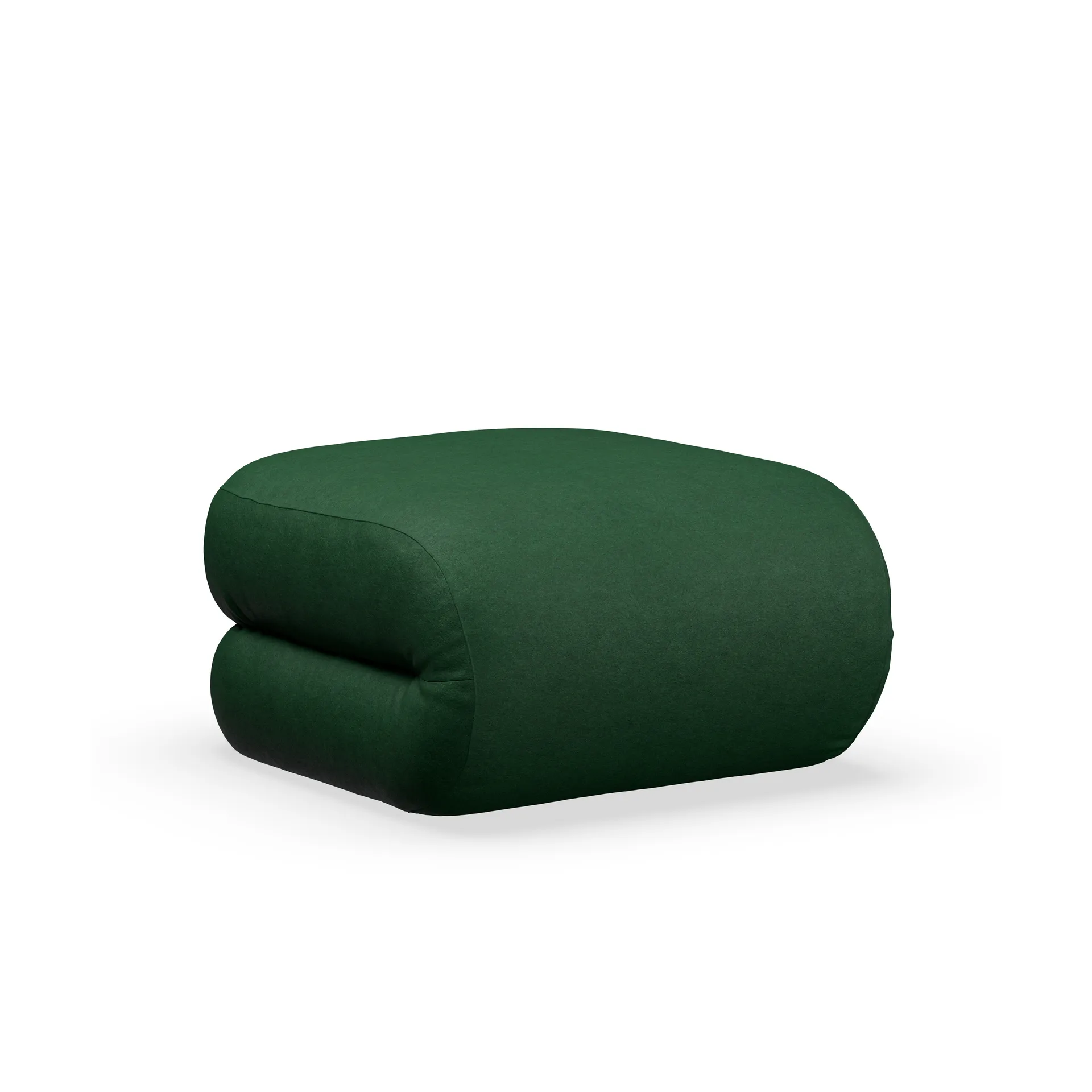 Bau footstool, Divina melange dark green Lammhults