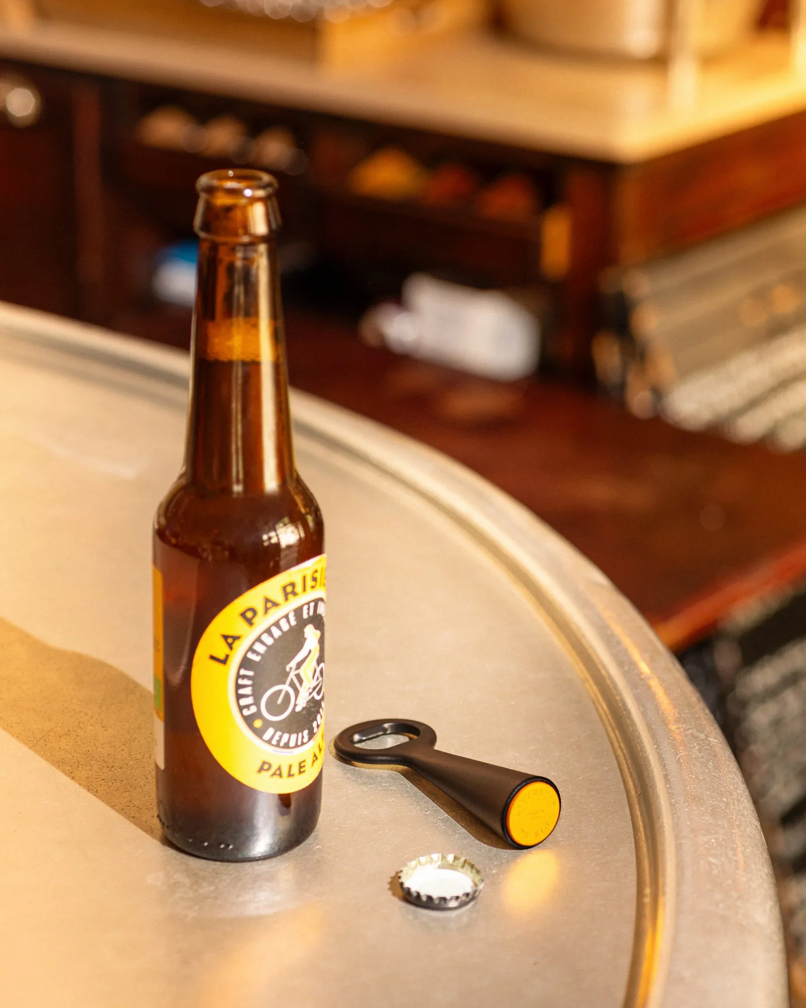 Le Brasseur bottle opener, Black L'Atelier du Vin