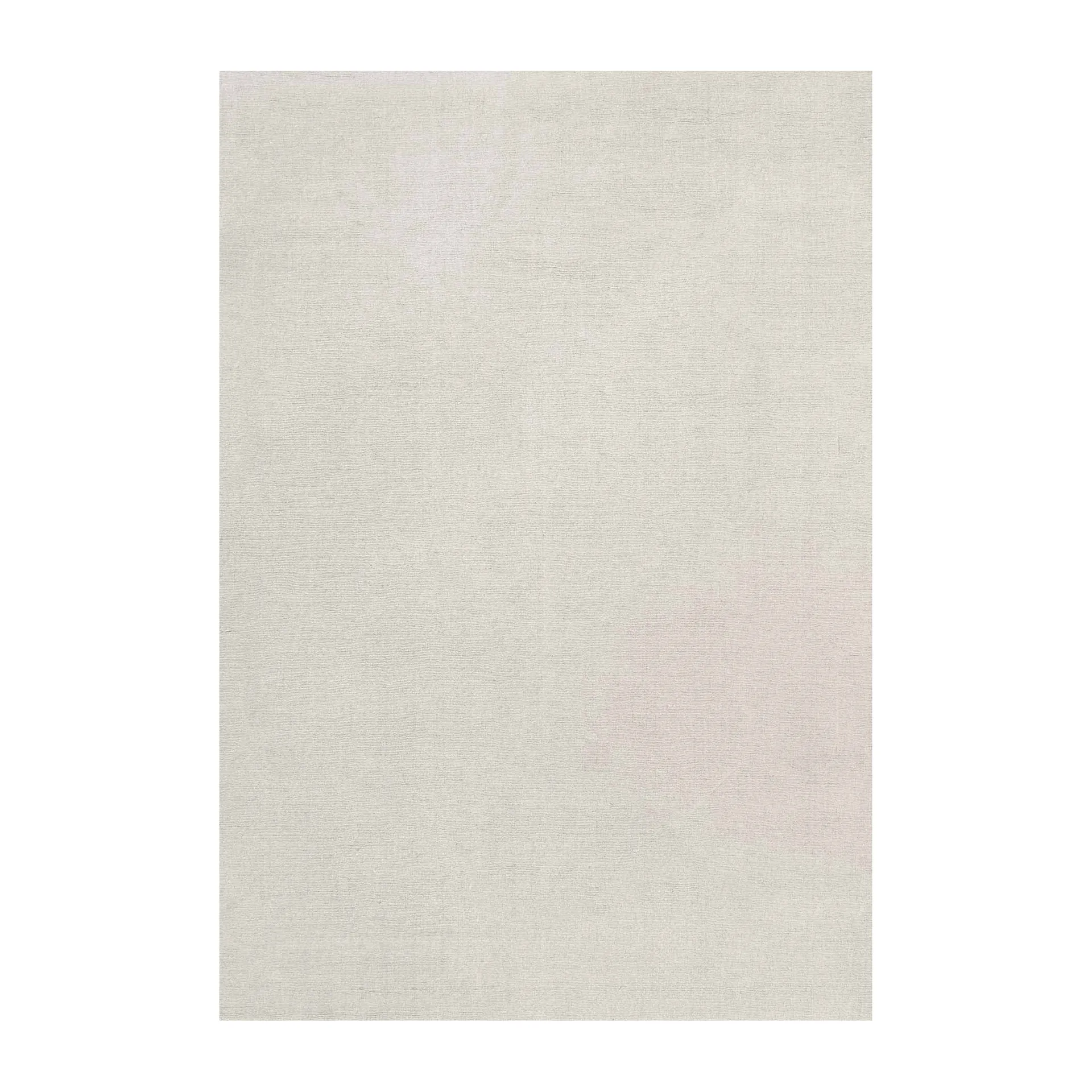 Classic solid wool carpet 180x270 cm, Bone white Layered