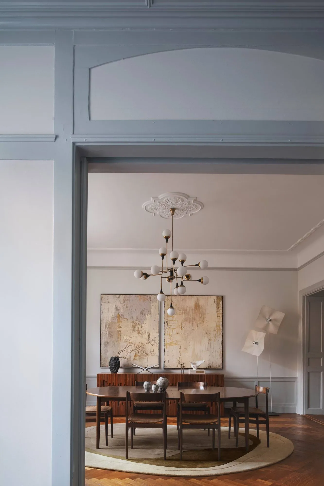 Erik Bratsberg Lozza wool rug, Olive, 300x400 cm Layered