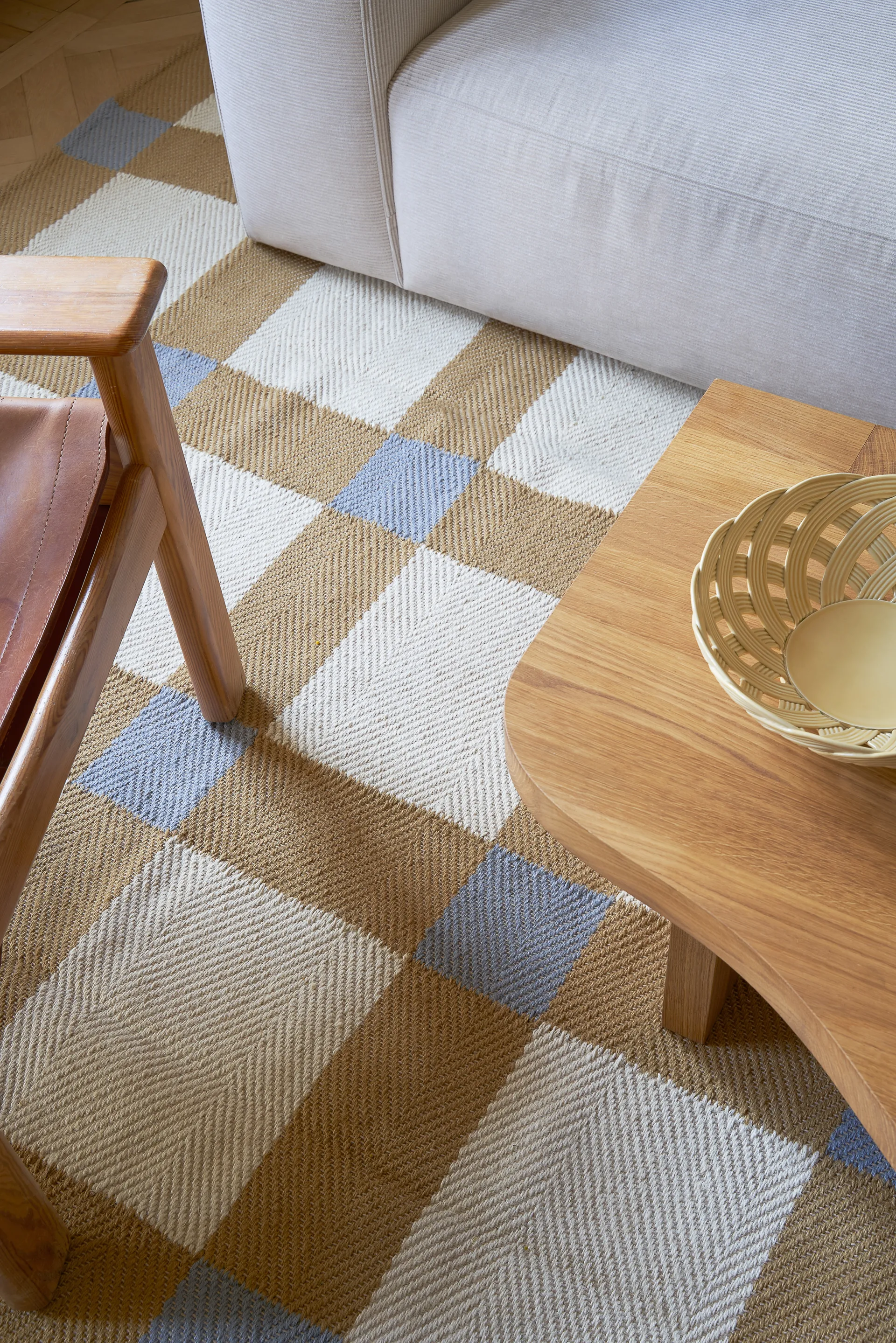Evelina Kroon jute rug 180x270 cm, Dusk Layered