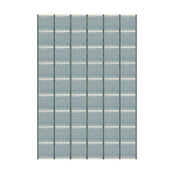 Lilly wool carpet - Blue, 200x300 cm - Layered