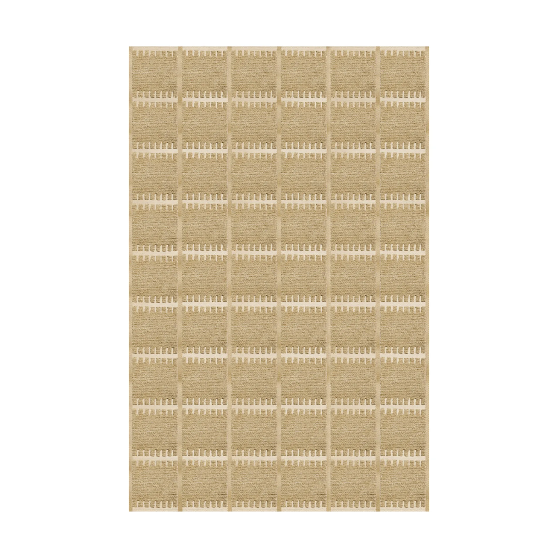 Lilly wool carpet, Mustard, 200x300 cm Layered