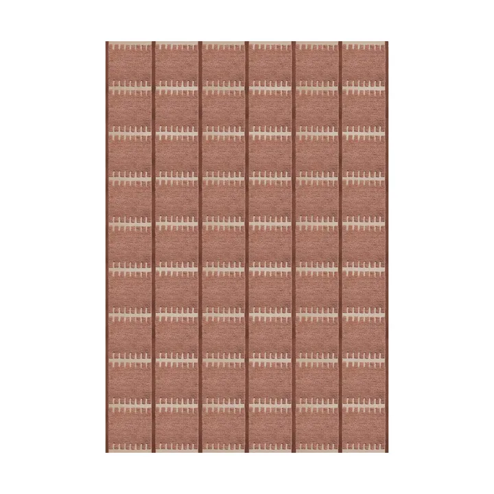Lilly wool carpet - Rust, 250x350 cm - Layered