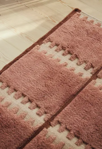 Lilly wool carpet - Rust, 300x400 cm - Layered