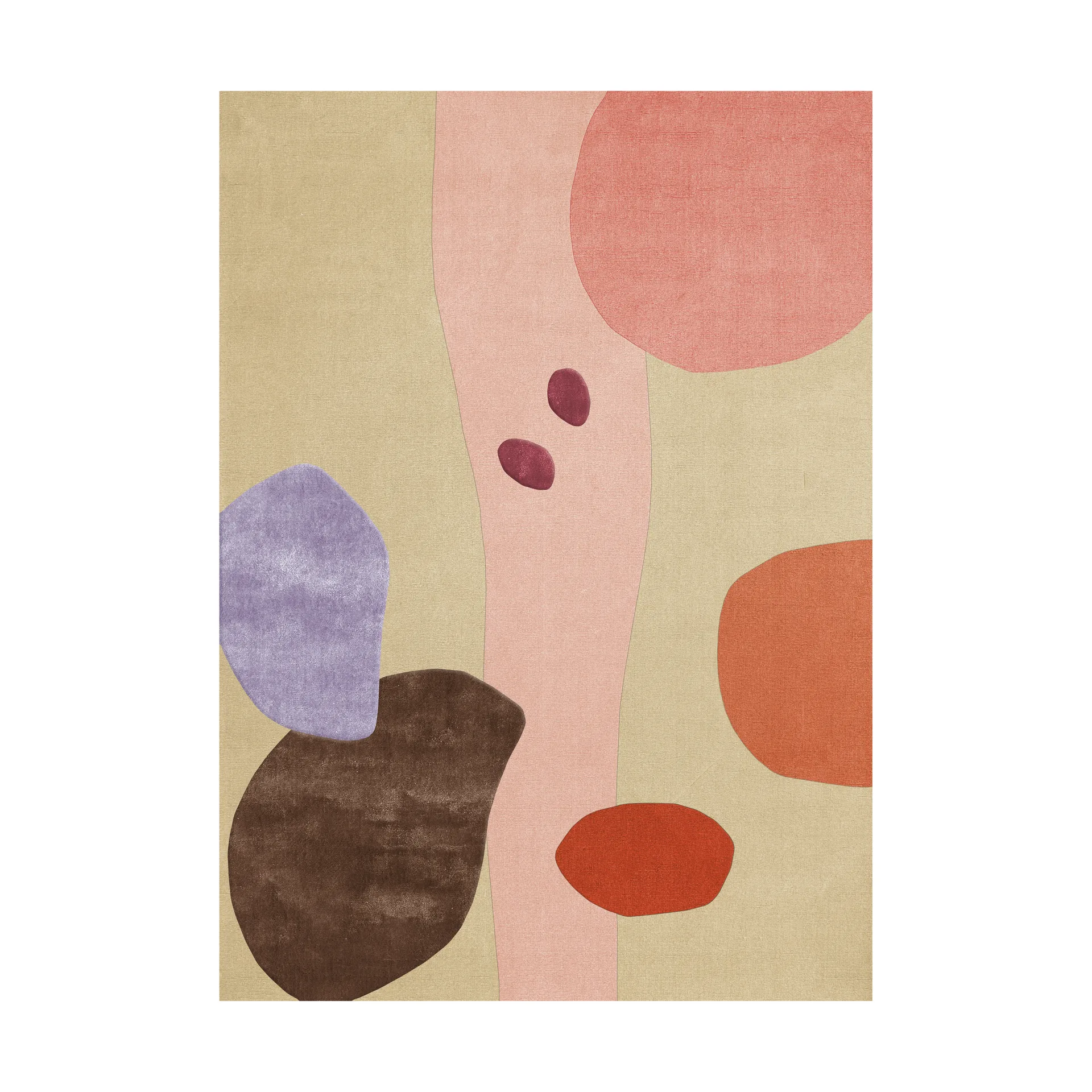 Magical Garden wool rug, 250x350 cm Layered