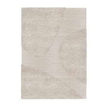 Punja plasma wool carpet 250x350 cm - Sand melange - Layered