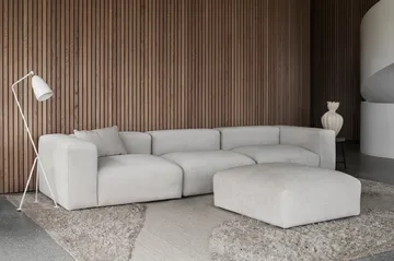 Punja plasma wool carpet 250x350 cm - Sand melange - Layered
