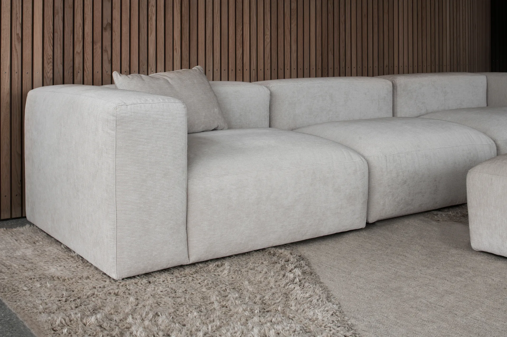 Punja plasma wool carpet 250x350 cm, Sand melange Layered