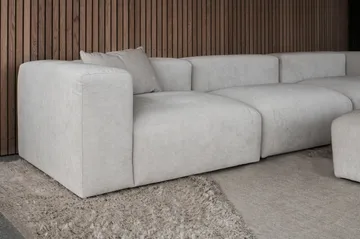 Punja plasma wool carpet 250x350 cm - Sand melange - Layered