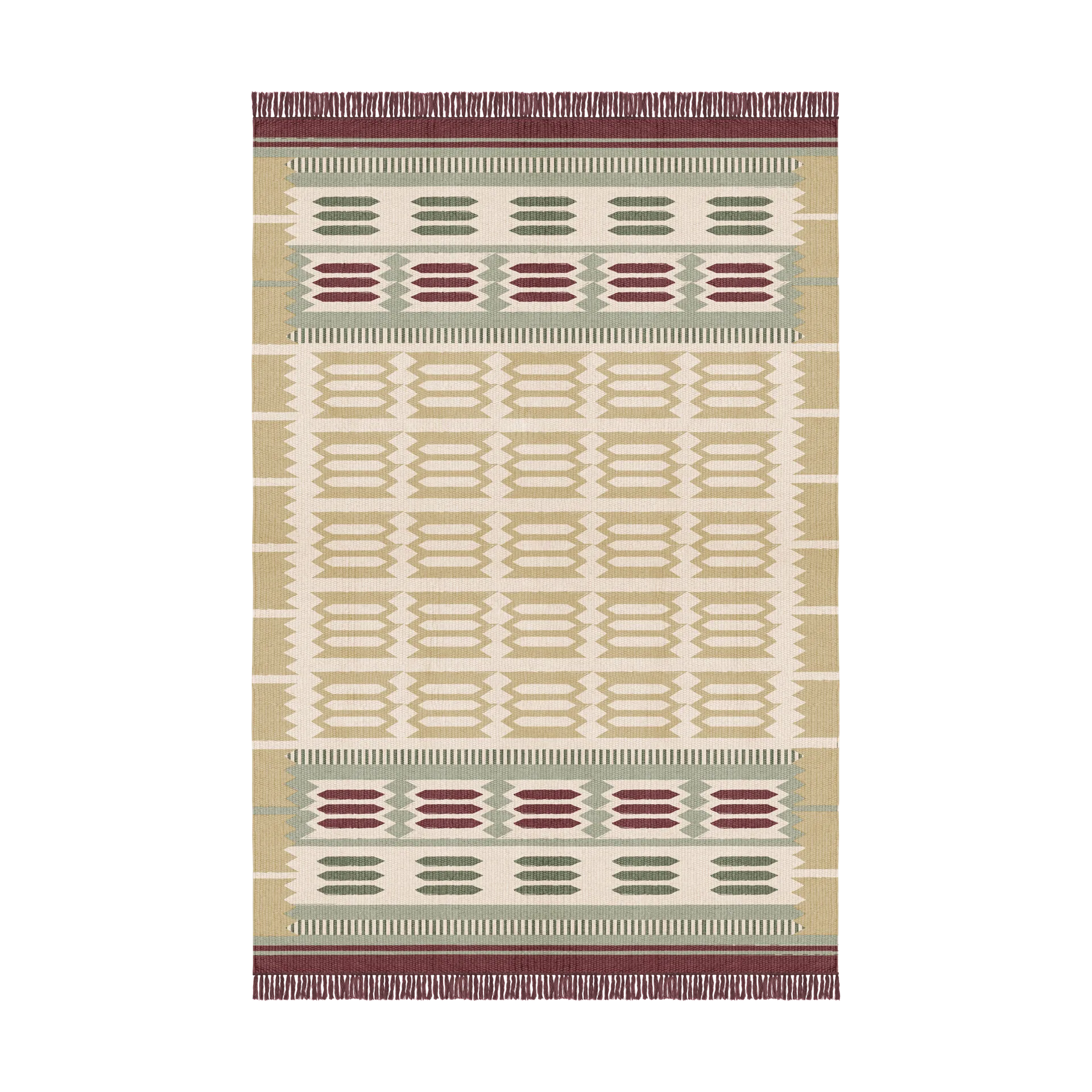 Röllakan Hilma wool carpet, Primrose, 180x270 cm Layered