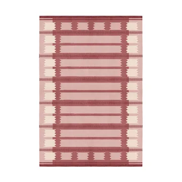 Röllakan Iris wool carpet - Rasberry, 250x350 cm - Layered