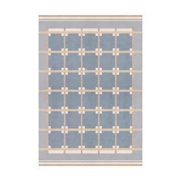 Röllakan Ruth wool rug - Summer sky, 180x270 cm - Layered