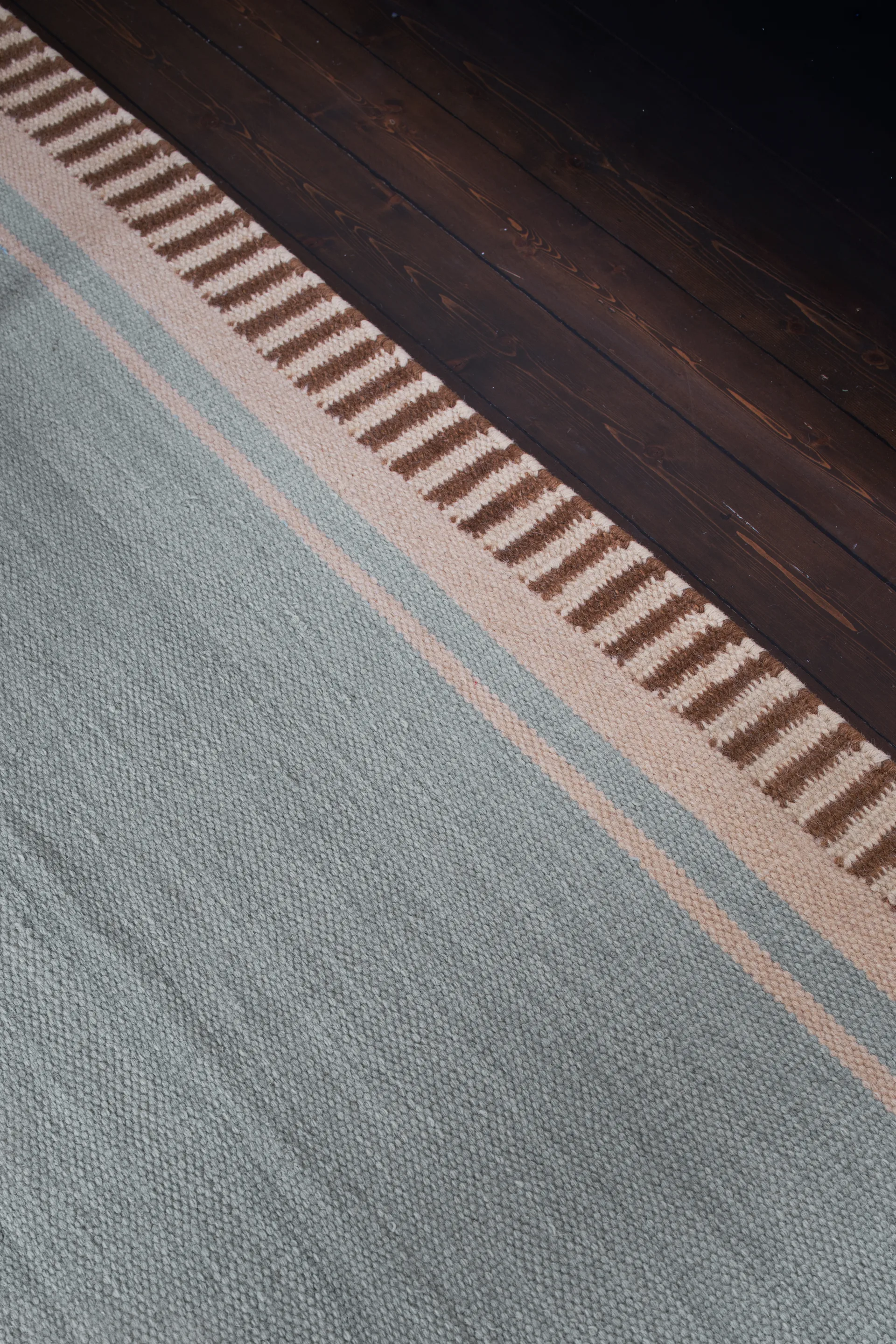Röllakan Solid wool rug, Sky blue, 300x400 cm Layered