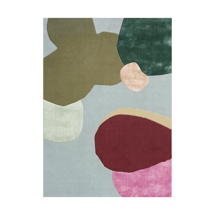 Sleeping Flower wool carpet - 180x270 cm - Layered