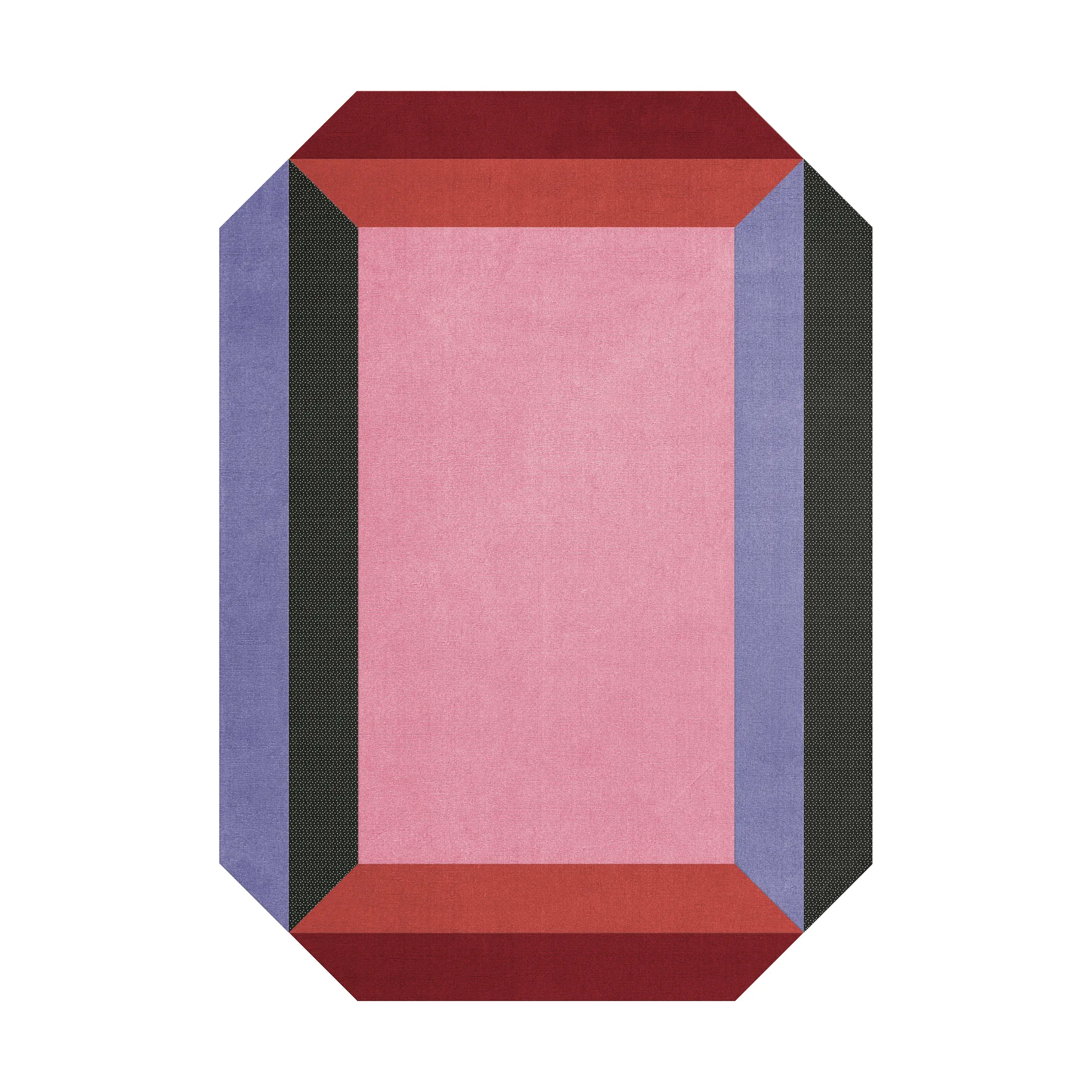 Teklan crystal spectrum wool rug, Multi, 300x400 cm Layered