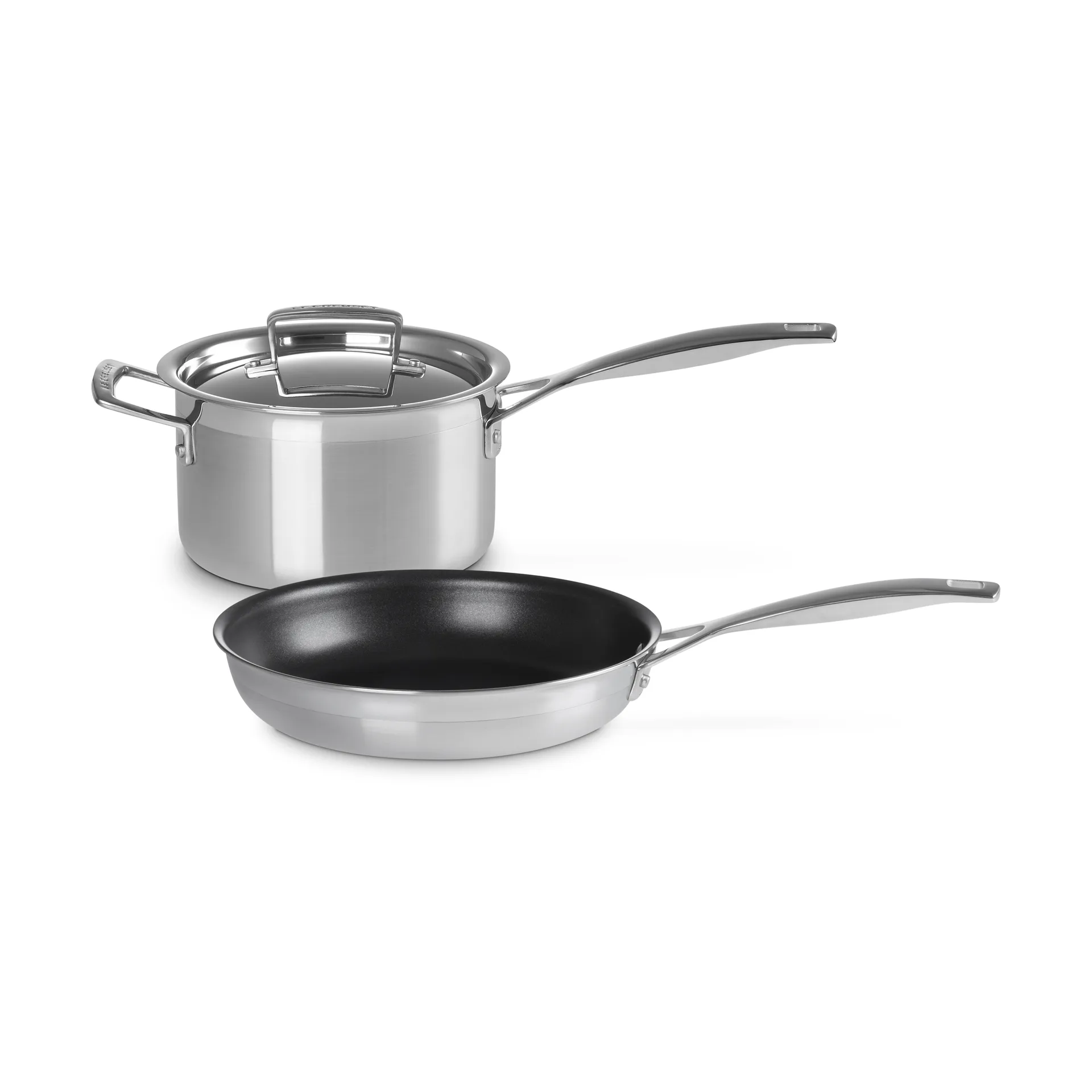 Le Creuset pot and frying pan set, Stainless steel, 2 pieces Le Creuset