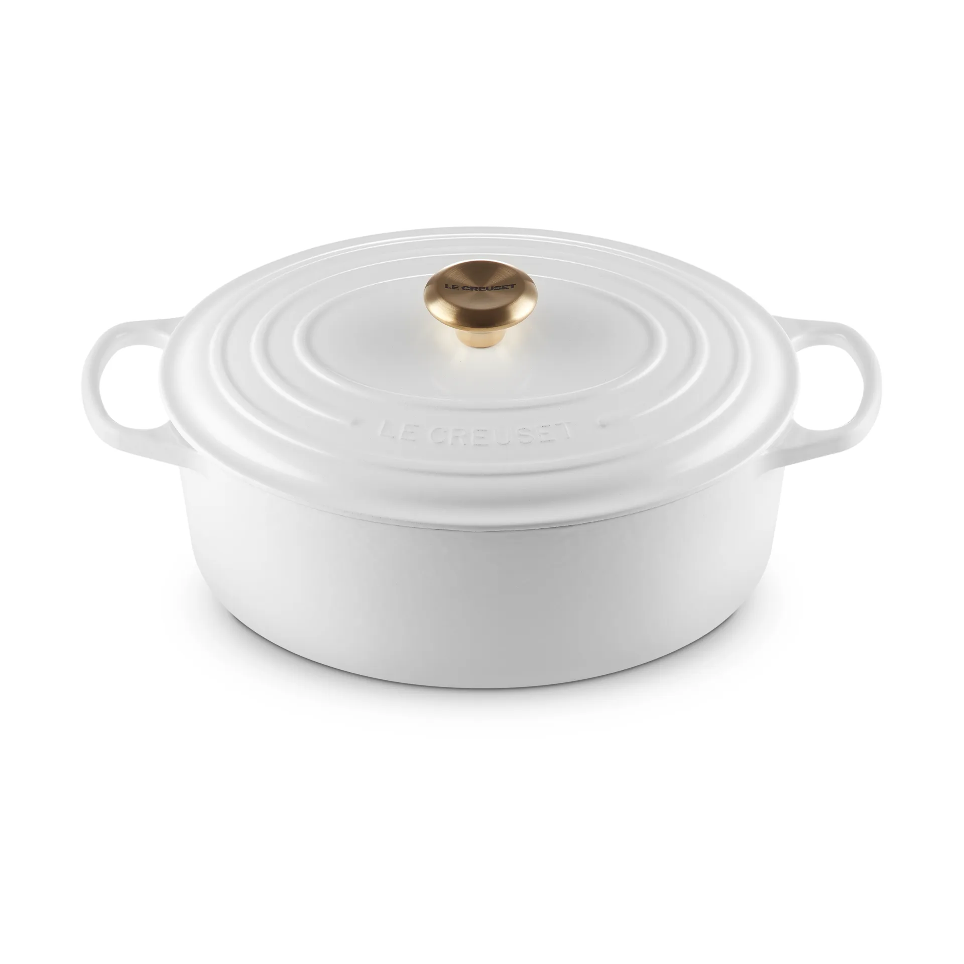 Le Creuset Signature oval casserole 6.3 l, White Le Creuset