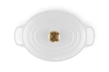Le Creuset Signature oval casserole 6.3 l - White - Le Creuset
