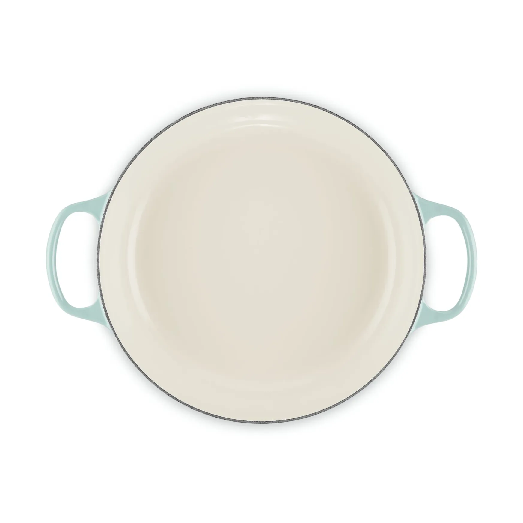 Signature shallow casserole 3.5 l, Sea Salt Le Creuset