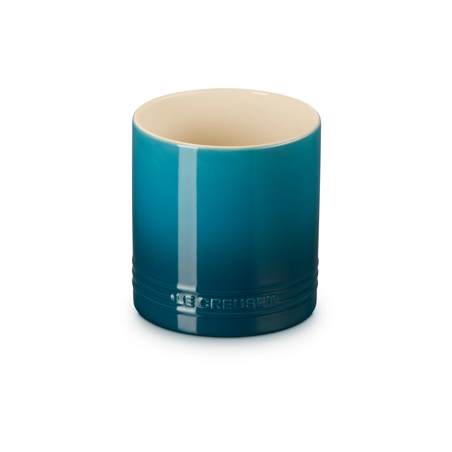 Signature stoneware cutlery and utensil jar 1.1 L, Deep Teal Le Creuset