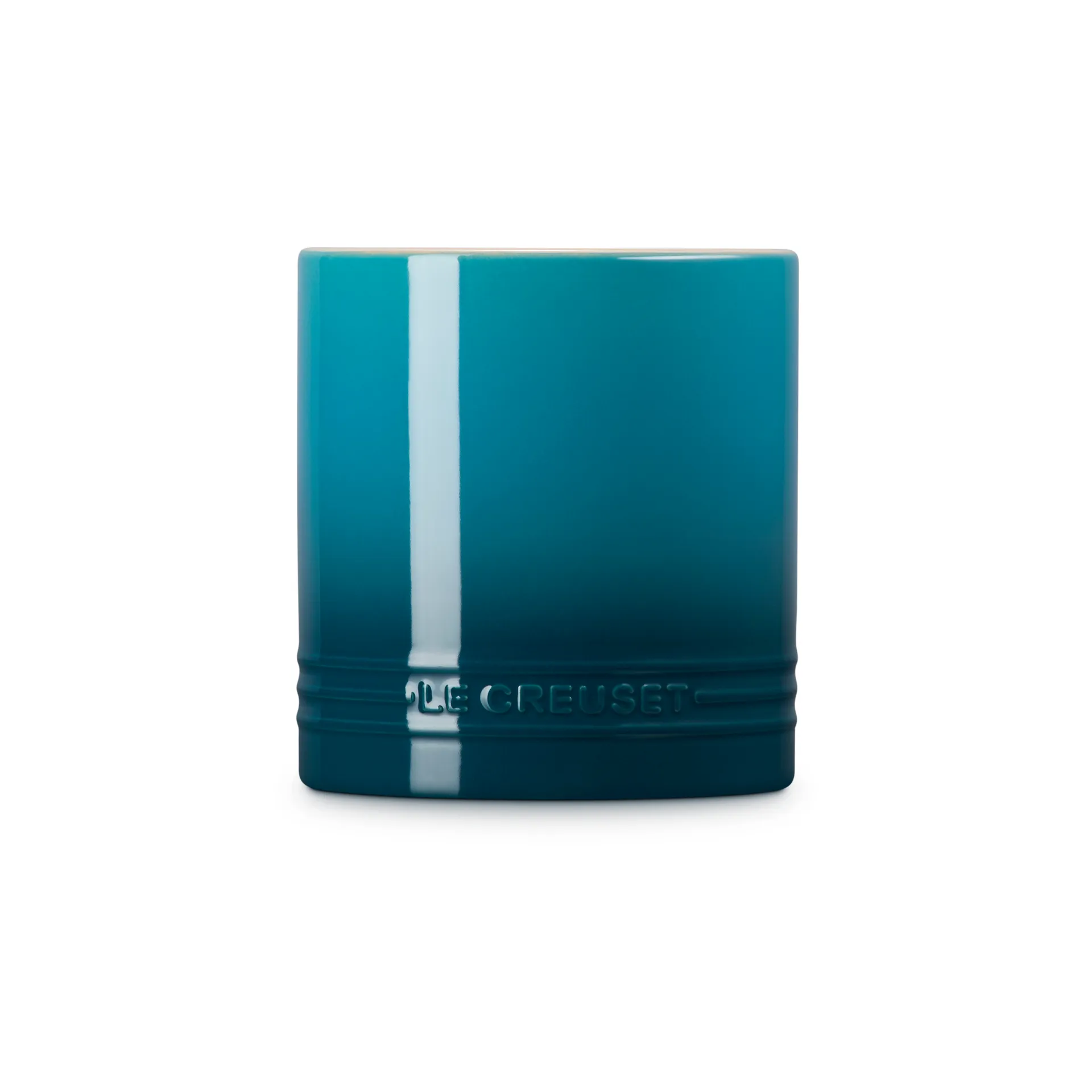 Signature stoneware cutlery and utensil jar 1.1 L, Deep Teal Le Creuset