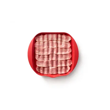 Lékué bacon mold for microwave - Red - Lékué