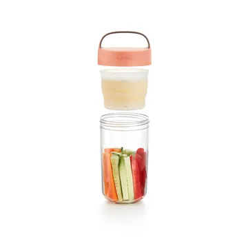 Lékué To Go jar 0.6 L - Coral - Lékué