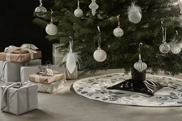 Cadelia bauble branch Ø6 cm - white-light gold - Lene Bjerre