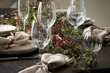 Claudine beer glass 58 cl - Clear-light gold - Lene Bjerre