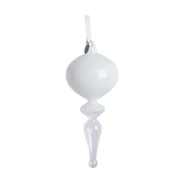 Glossia Christmas tree decoration 19 cm - White - Lene Bjerre