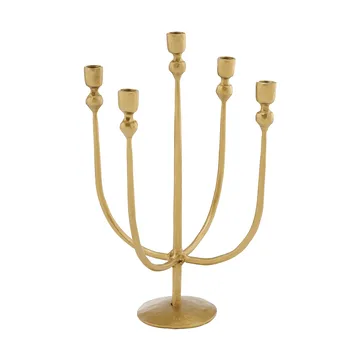 Imelia candle holder - Gold-coloured, 16x16x24.5 cm - Lene Bjerre