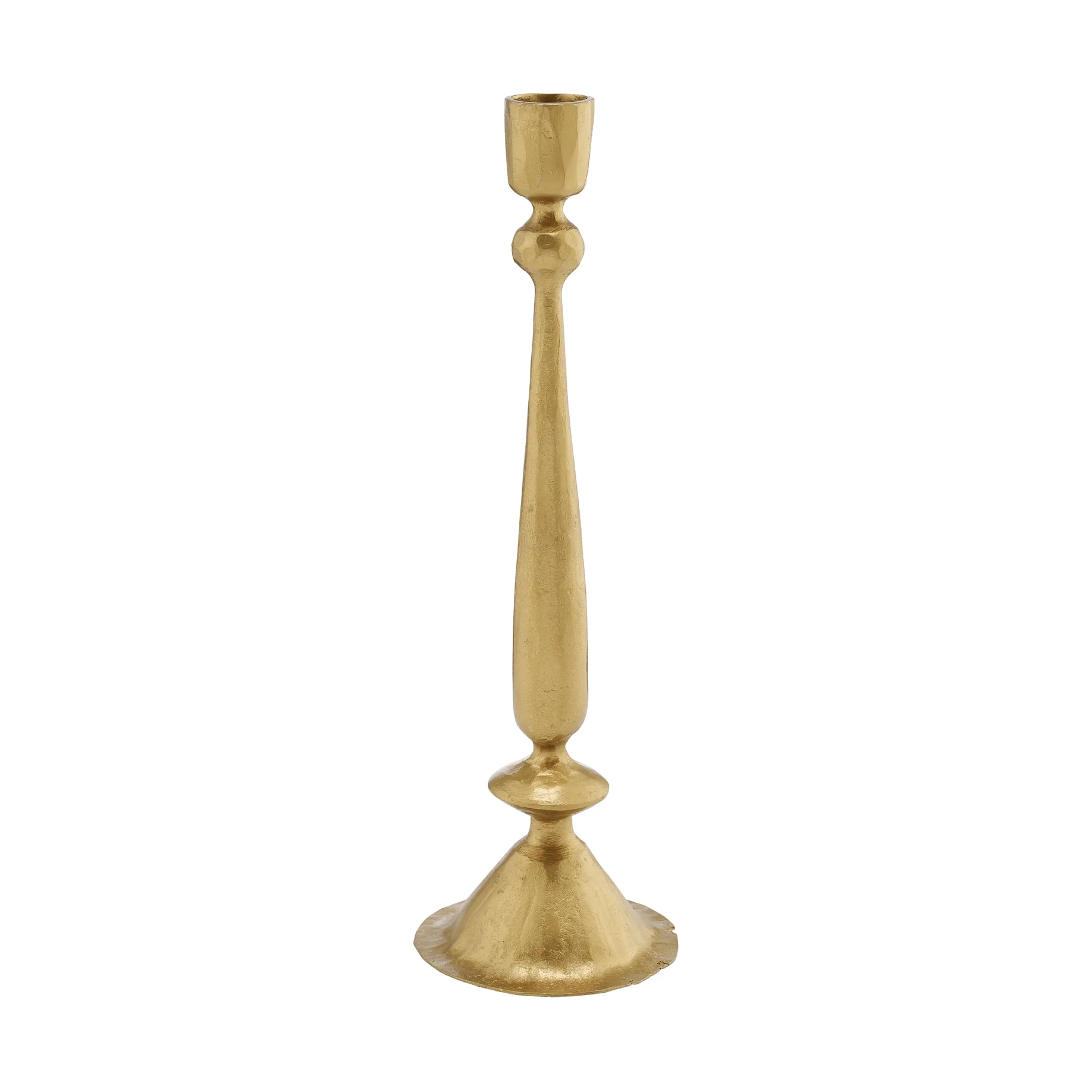 Inine candleholder, Gold-coloured, 9x9x29 cm Lene Bjerre