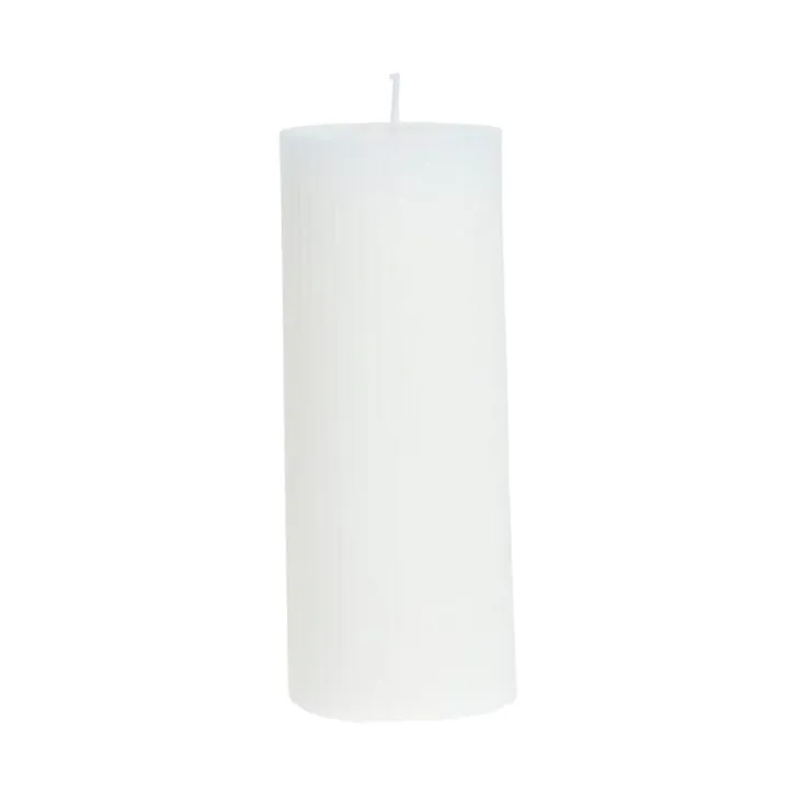Lissa candle Ø6x15 cm - White - Lene Bjerre