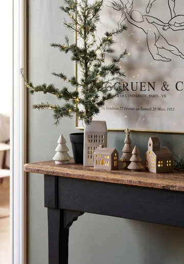 Mythel tree decorative detail - Beige, Ø6.5xH9.8 cm - Lene Bjerre