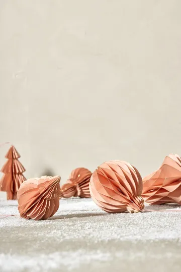 Pappia Christmas tree decoration 13 cm - Rose - Lene Bjerre