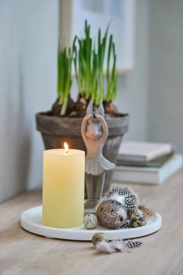 Semina figurin posing hare 21 cm, Grey Lene Bjerre