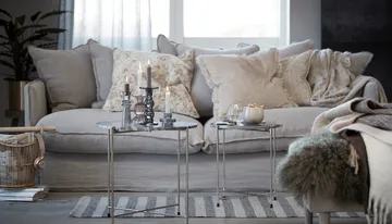 Sivelle candlesticks 18.5 cm - Dark grey - Lene Bjerre