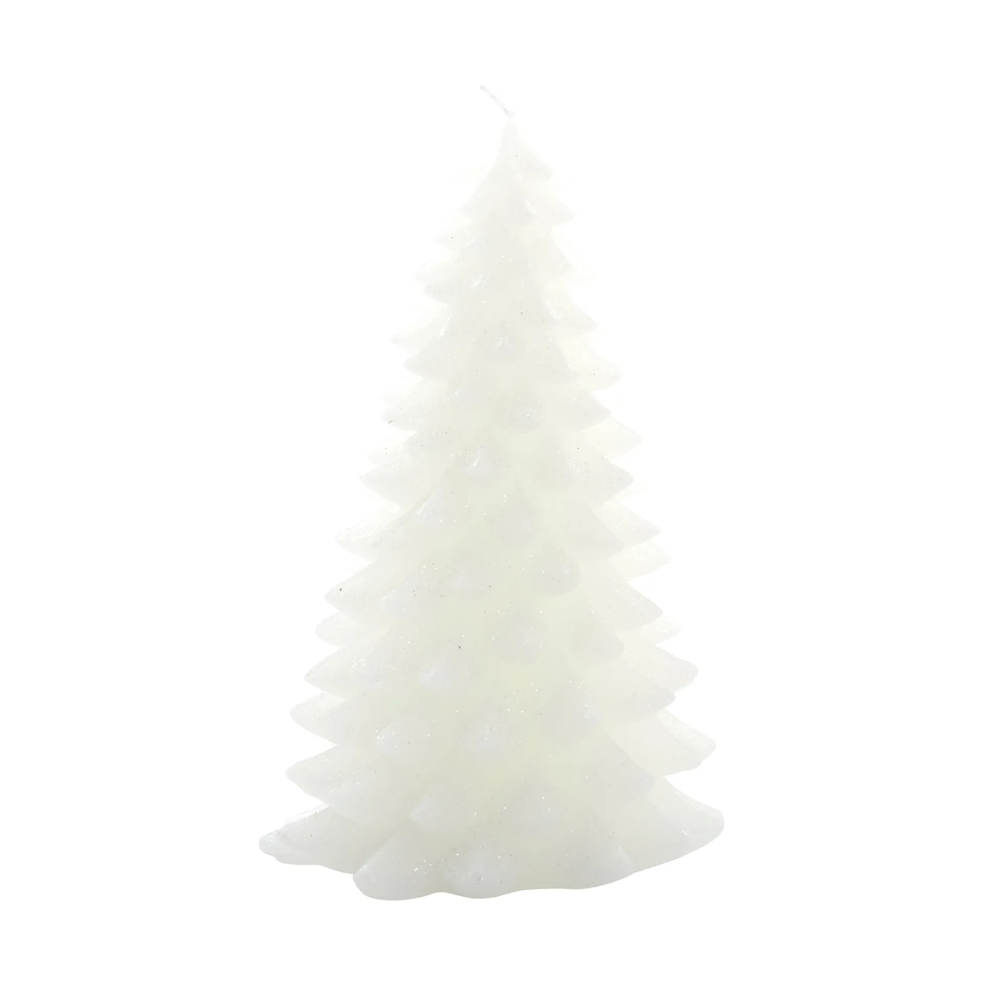 Trelia decorative candle - wood 22 cm, White Lene Bjerre